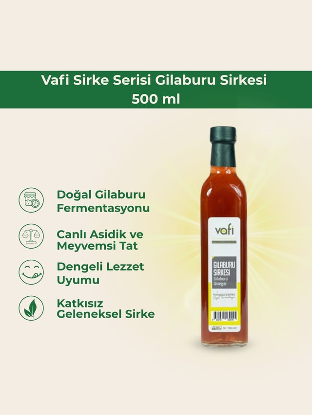 Vafi Sirke Serisi Gilaburu Sirkesi 500 ml