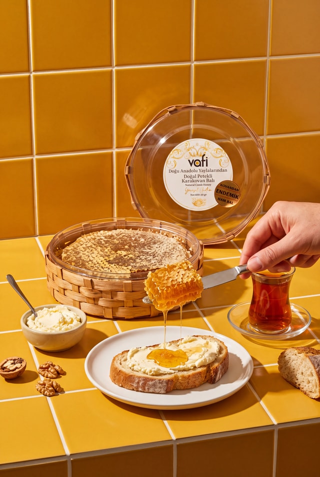 Vafi Van Bahçesaray Sepet Karakovan Balı 600 gr