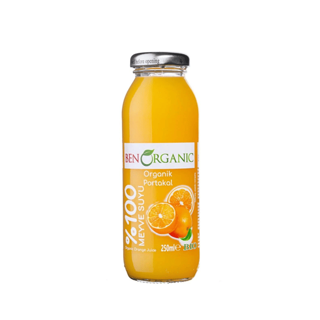 Benorganik Organik Portakal Suyu 250 ml