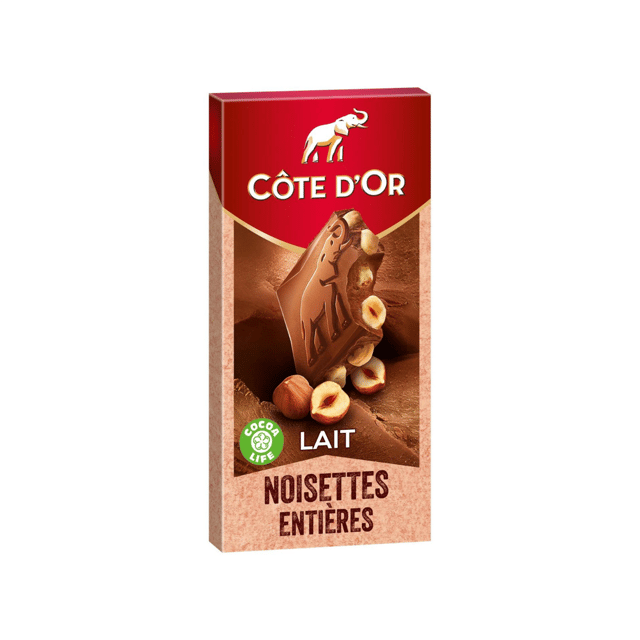 Cote D´or Lait Noisettes Entieres 180 gr