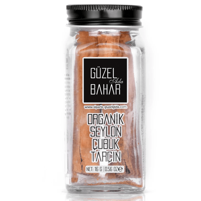 Güzel Ada Bahar Organik Seylan Çubuk Tarçın 16 grBRC LİFE