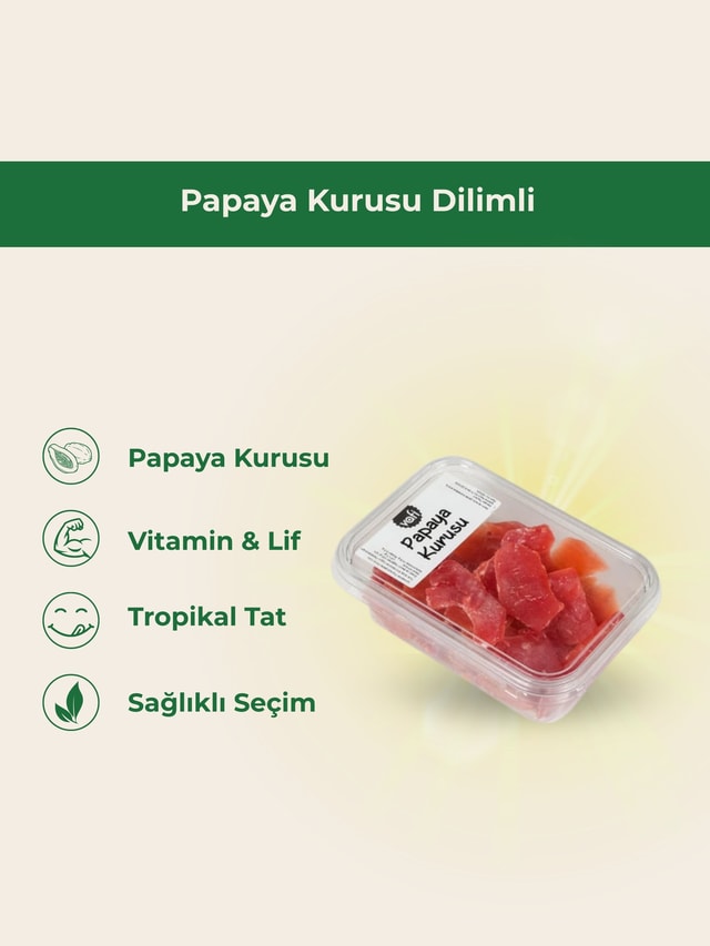 Papaya Kurusu DilimliMemleket Gurmesi