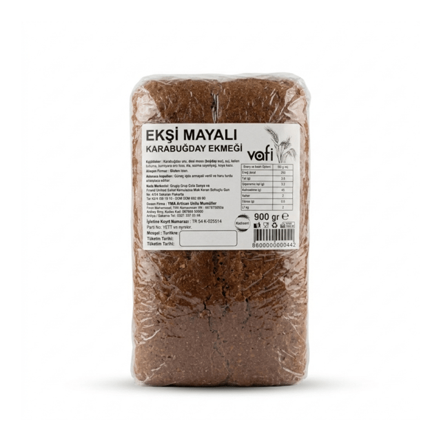 Vafi Ekşi Mayalı Karabuğday Ekmeği 1000 Gr 1 ADETVafi