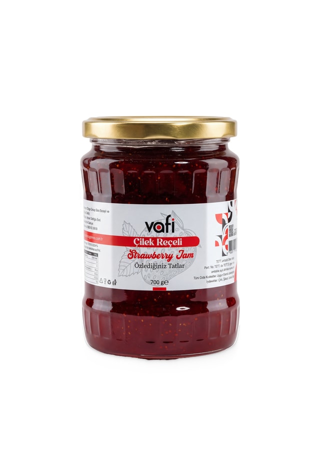 Vafi Reçel Serisi Çilek Reçeli 700 grVafi