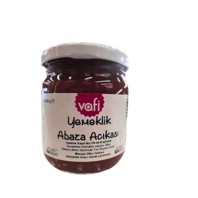 Yemeklik Abaza Acıkası 200 grVafi