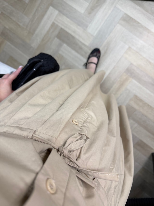 Defne Bel Büzgülü Orj Marka Model Elbise Camel