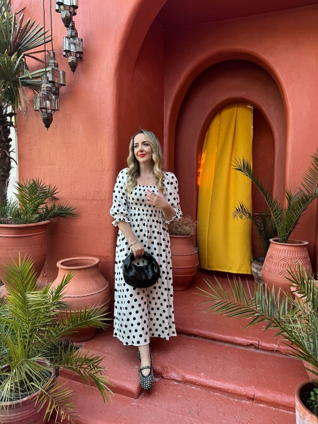 Gipeli Orj Marka Puantiye Elbise