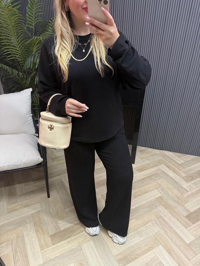Luna Orj Marka Model Fit Takım Siyah