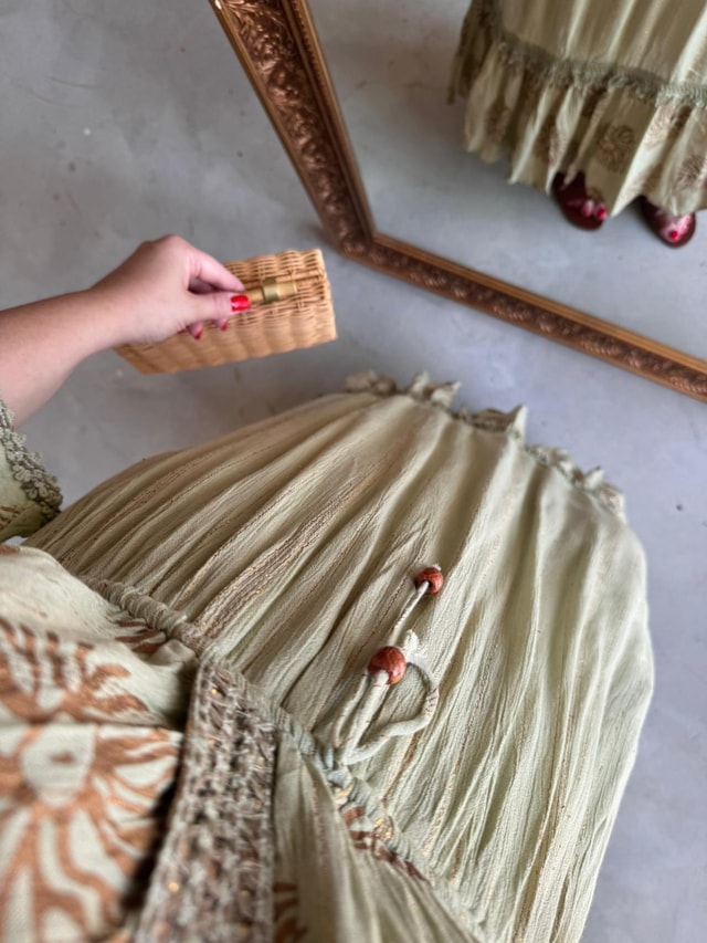 Melissa İthal Tasarım Elbise Haki