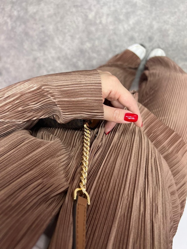 Paça Detaylı Pilise Takım Bronz