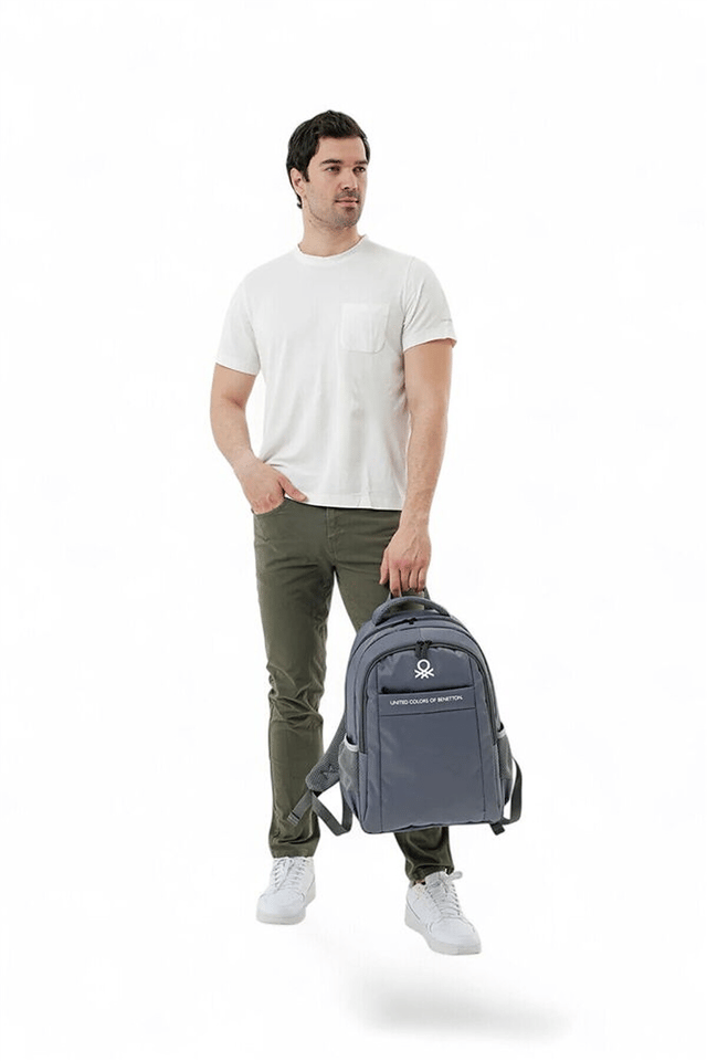 Benetton Lisanslı Unisex Okul Sırt Çantası