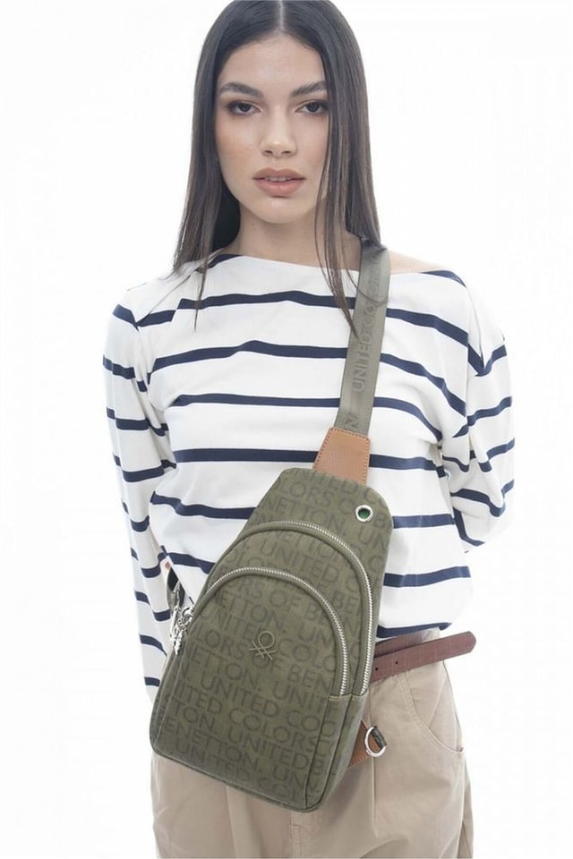 Benetton Monogram Kadın Body Bag