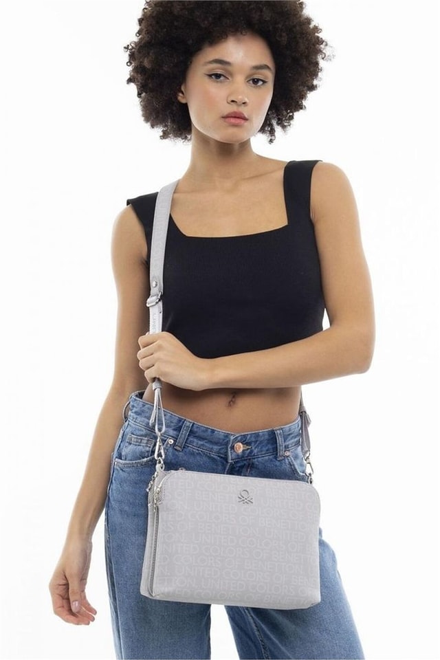 Benetton Monogram Kadın Çapraz Askılı Çanta