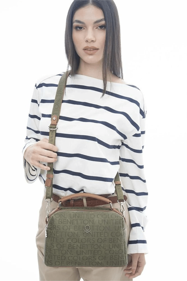 Benetton Monogram Kadın El Çantası