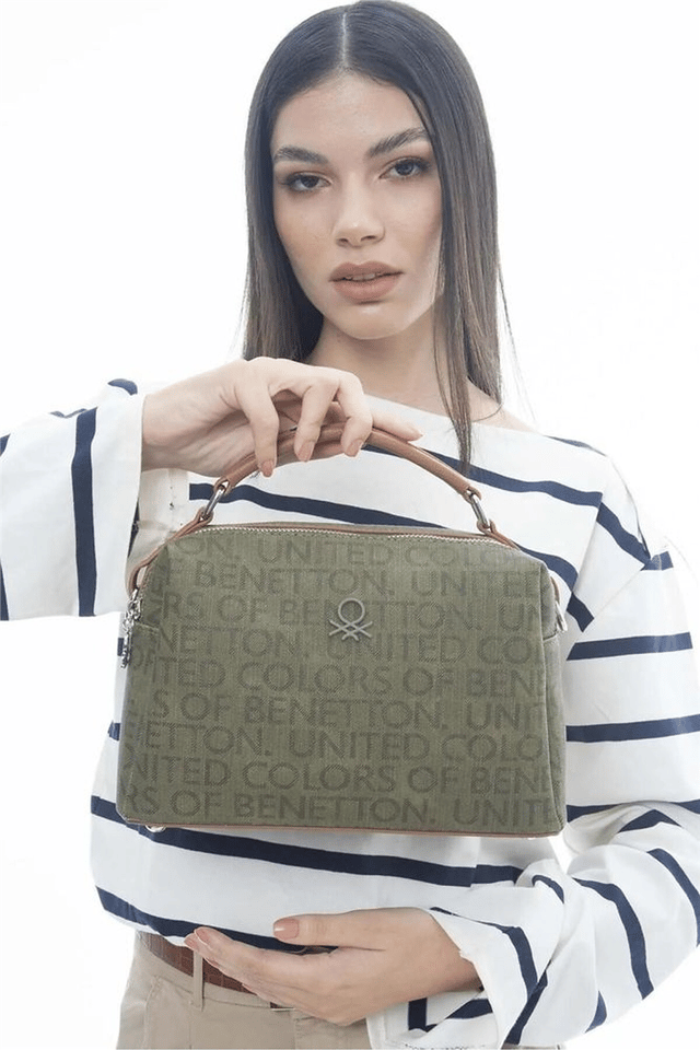 Benetton Monogram Kadın El Çantası