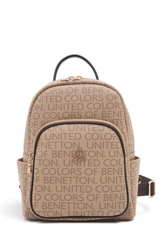 Benetton Monogram Kadın Sırt Çantası