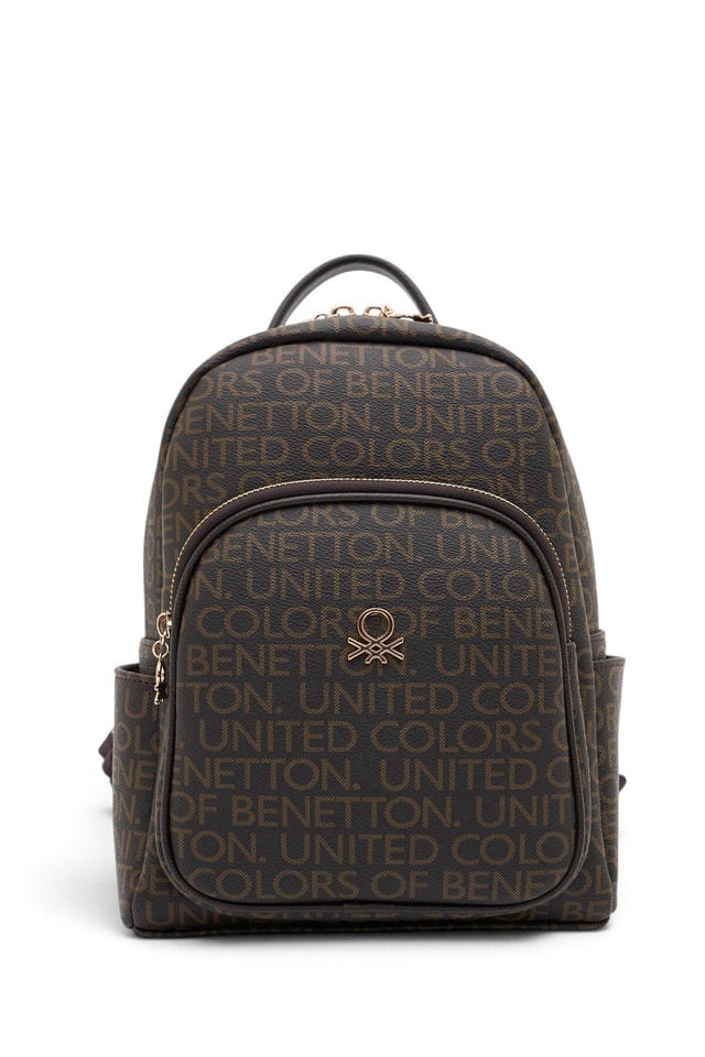 Benetton Monogram Kadın Sırt Çantası