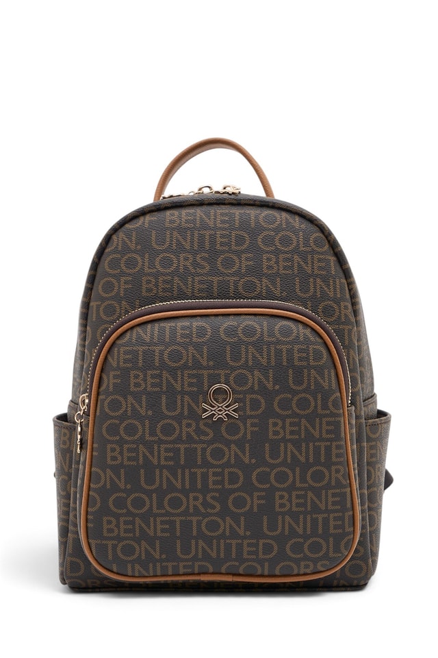 Benetton Monogram Kadın Sırt Çantası