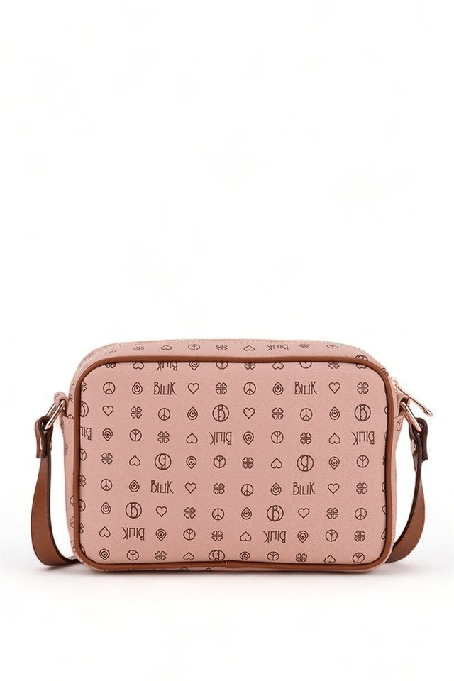 Bilik Deri Monogram Kadın Çapraz Askılı Çanta