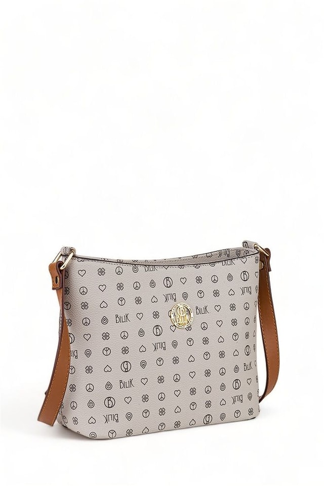 Bilik Deri Monogram Kadın Çapraz Askılı Çanta