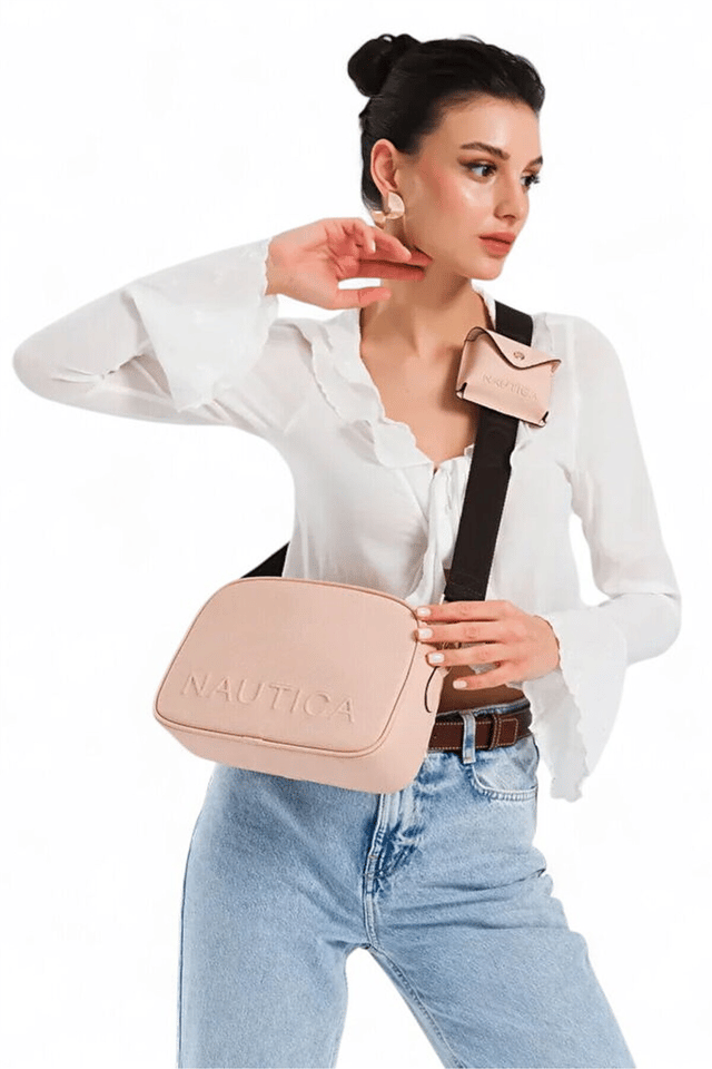 Nautica Logo Detaylı Kadın Çapraz Askılı Çanta