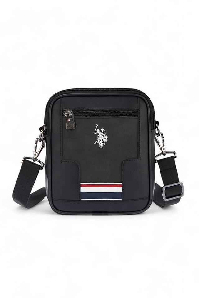 U.S. Polo Assn. Logo Detaylı Erkek Postacı Çantası