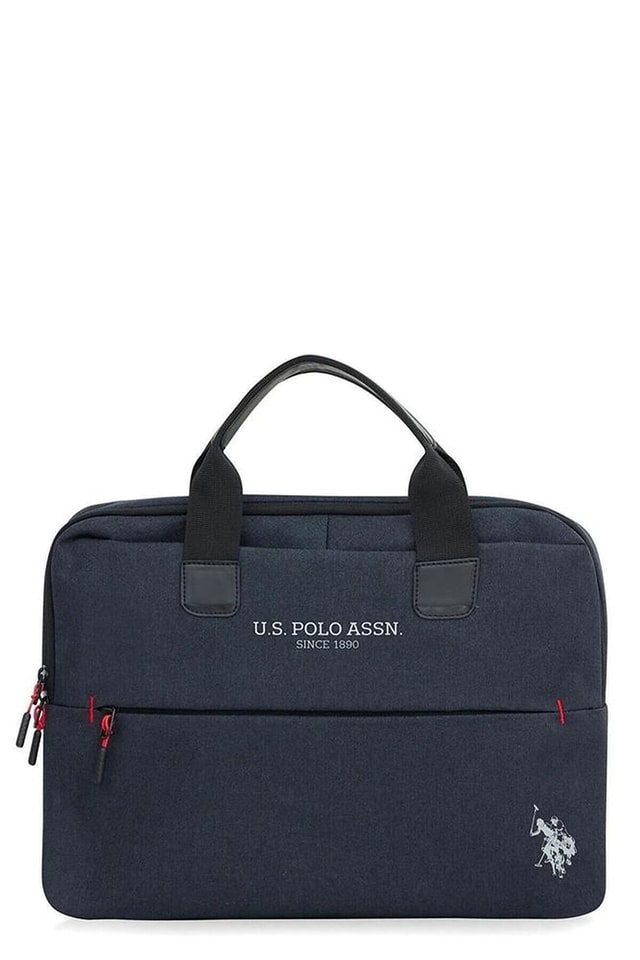 U.S. Polo Assn. Logo Detaylı Erkek Laptop & Evrak Çantası
