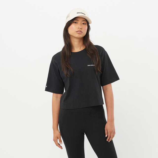 LC2527800-SALOMON LOGO SHORT TEE W