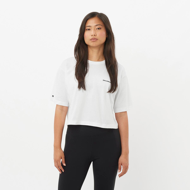 LC2527900-SALOMON LOGO SHORT TEE W