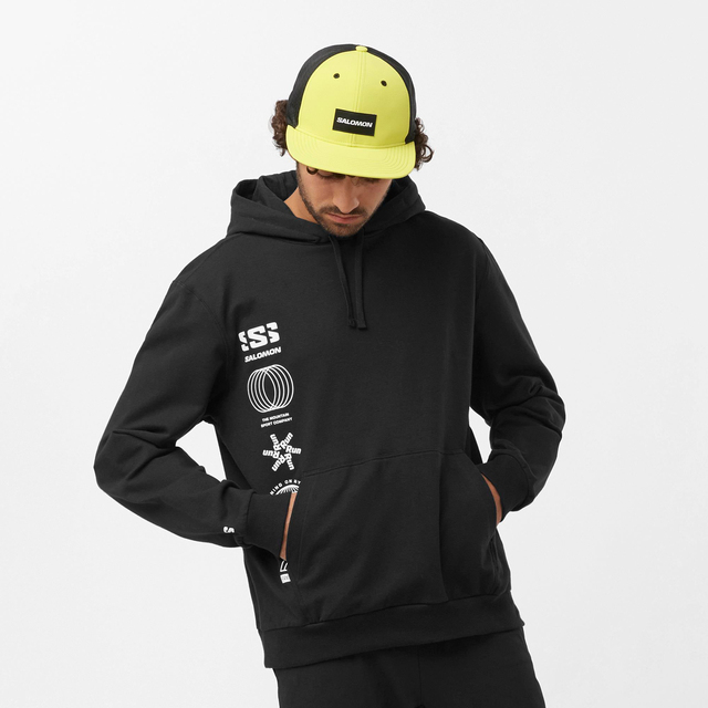 LC2220100-GRAPHIC PULL OVER HOODY M