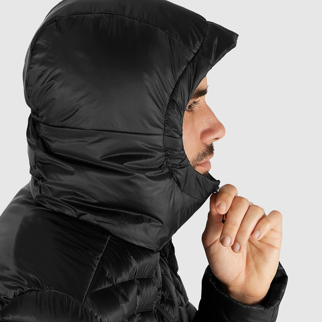 OUTLINE DOWN HOODIE M