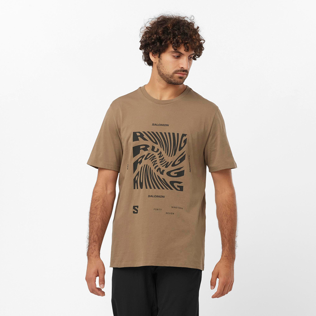 LC2246800-RUNNING GRAPHIC SS TEE M