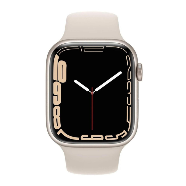 Yenilenmiş Apple Watch Series 7 41MM Starlight Aluminum B Kalite (12 Ay Garantili) 