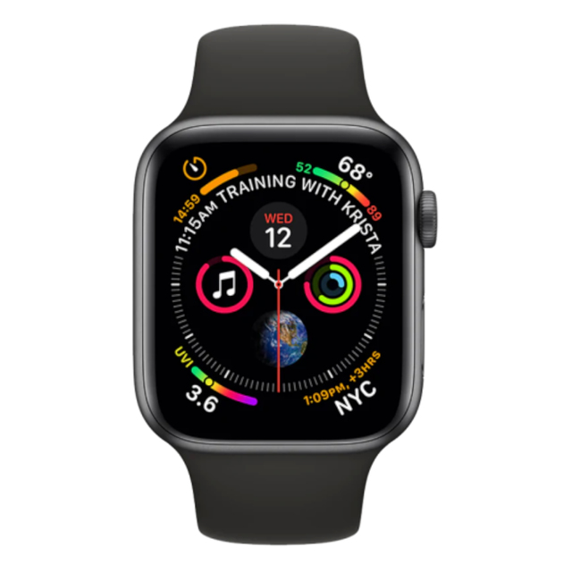Yenilenmiş Apple Watch 4 44MM Space Gray  B Kalite (12 Ay Garantili)