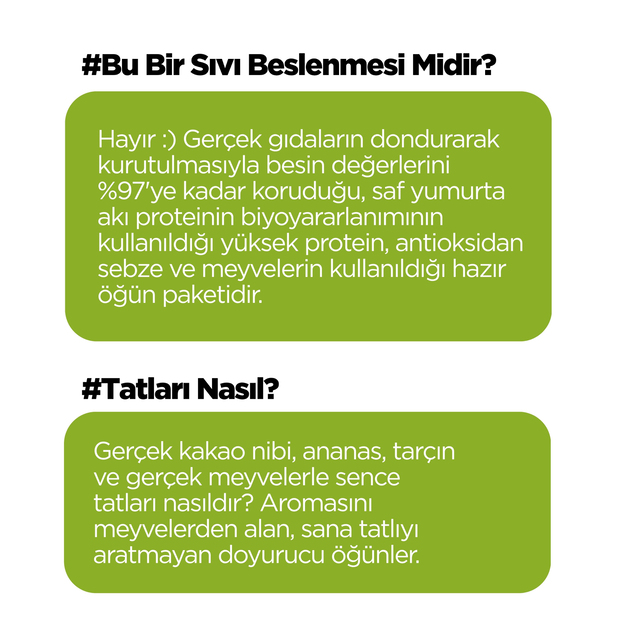 2 Haftalık Planlı Öğün Paketi (2 Ana + 1 Ara Öğün İçerir)