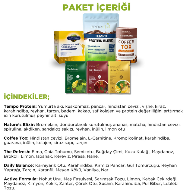 2 Haftalık Planlı Öğün Paketi (2 Ana + 1 Ara Öğün İçerir)