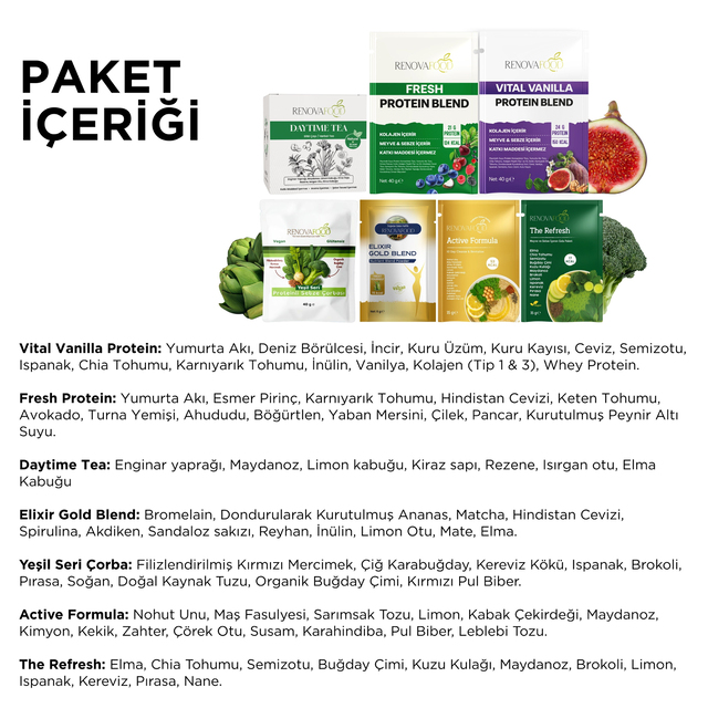 21 Günlük Planlı Hazır Öğün Paketi