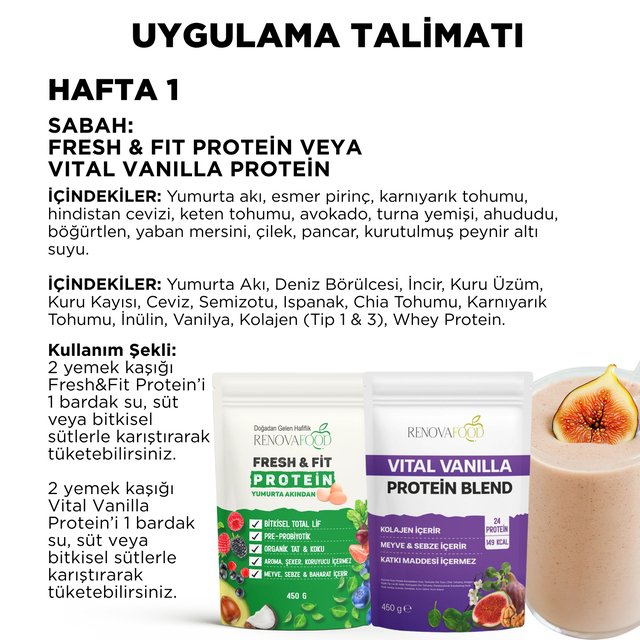 21 Günlük Planlı Hazır Öğün Paketi