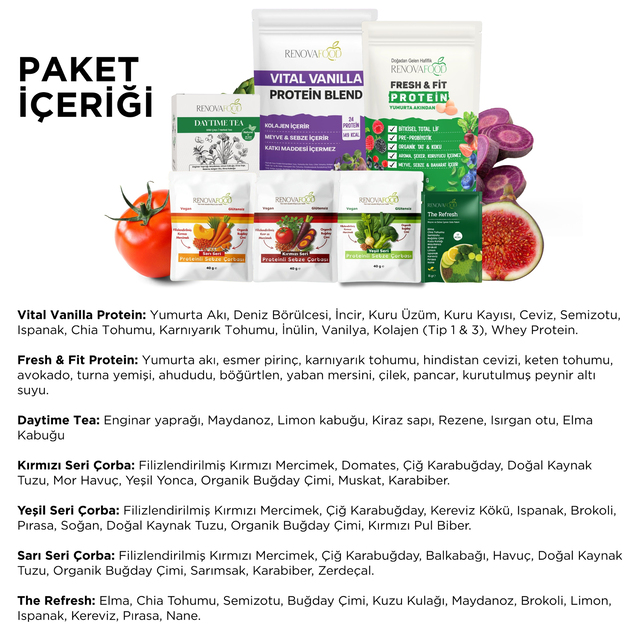 21 Günlük Planlı Hazır Öğün Paketi