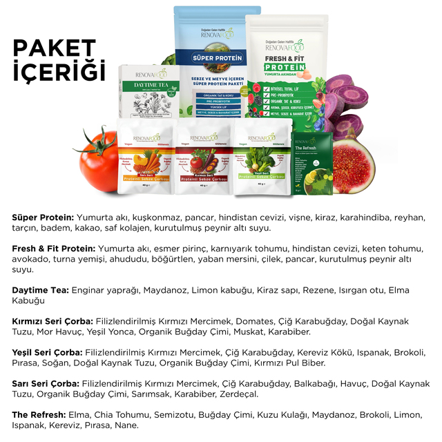 21 Günlük Planlı Hazır Öğün Paketi