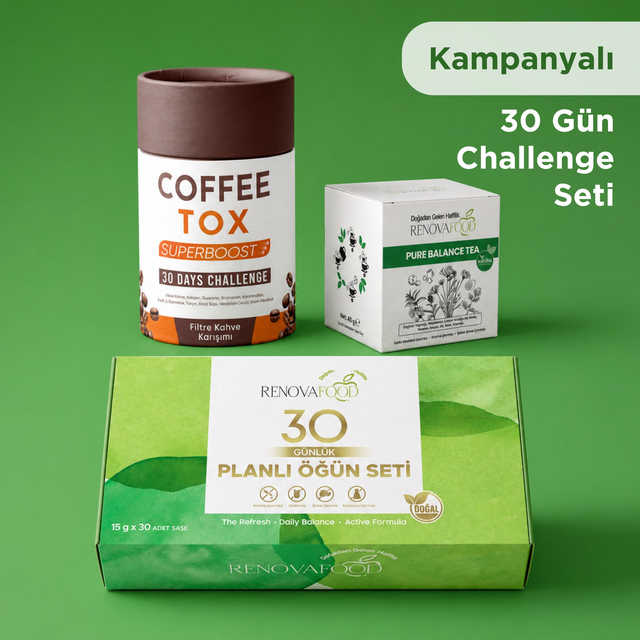 30 Günlük Planlı Hazır Öğün Paketi