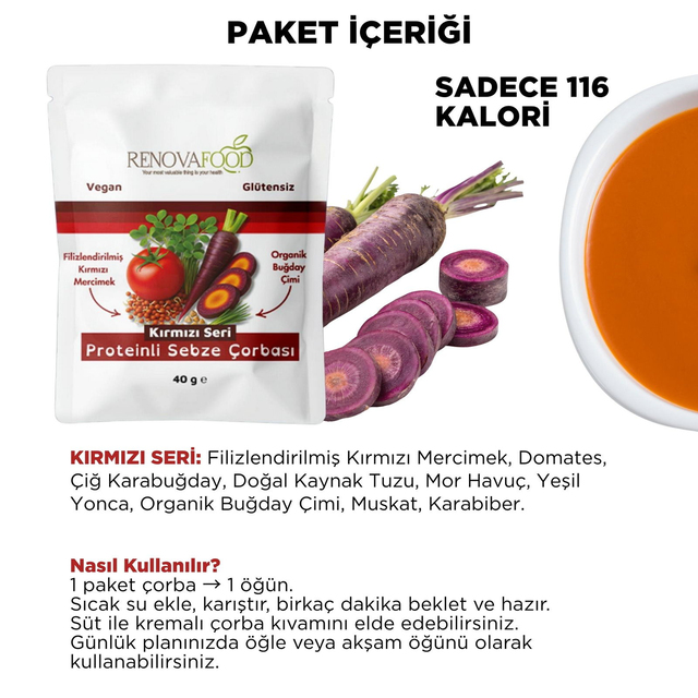 Proteinli Sebze Öğünü: 6'lı Deneme Paketi