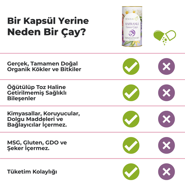 Safranlı Gece Çayı