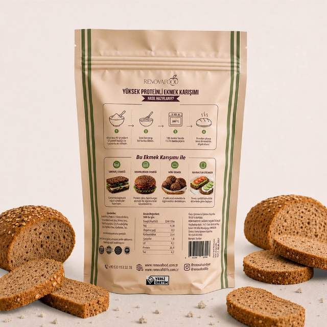 Yüksek Proteinli Ekmek Karışımı