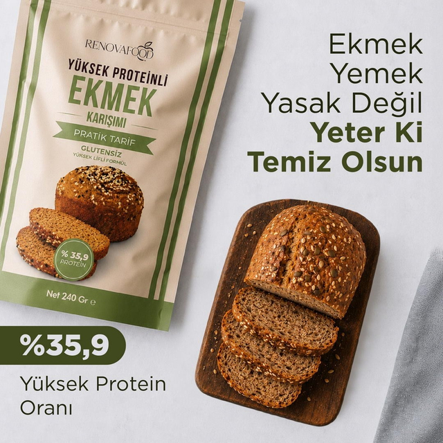 Yüksek Proteinli Ekmek Karışımı