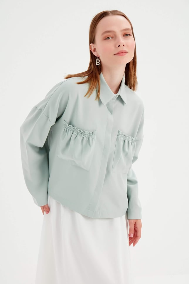 Mint Yeşili Misty Gömlek