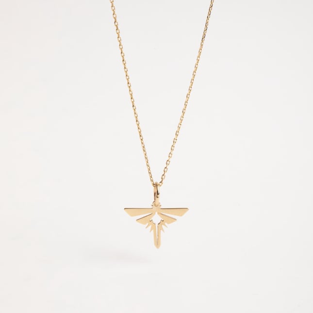 Minimalist Ateş Böceği Altın Kolye