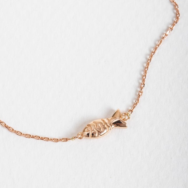 Fish Solid Gold Bracelet