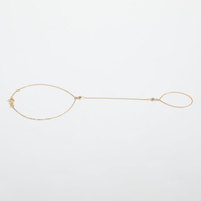 Dorika Top Minimalist Altın Şahmeran Bileklik