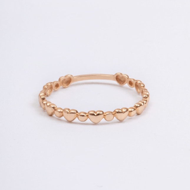 Heart Solid Gold Ring